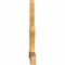 Ekena Millwork Alberta Rough Sawn Timber Gable Bracket, Western Red Cedar, 96"W x 56"H x 4"D x 6"F, 14/12 Pitch GBW096X56X0406ALB00RWR - alternate 5